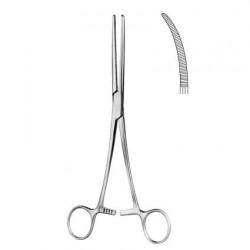 Rochester-Péan hajlított érfogó