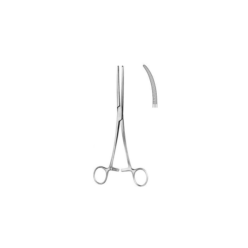 Rochester-Péan hajlított érfogó