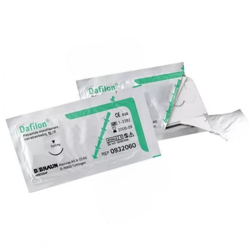 B. Braun Dafilon 4/0 nem felszívódó sebészeti varróanyag