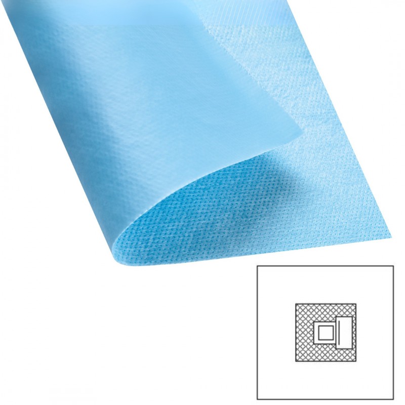 Matodrape Blue Special steril izoláció, ovális nyílással