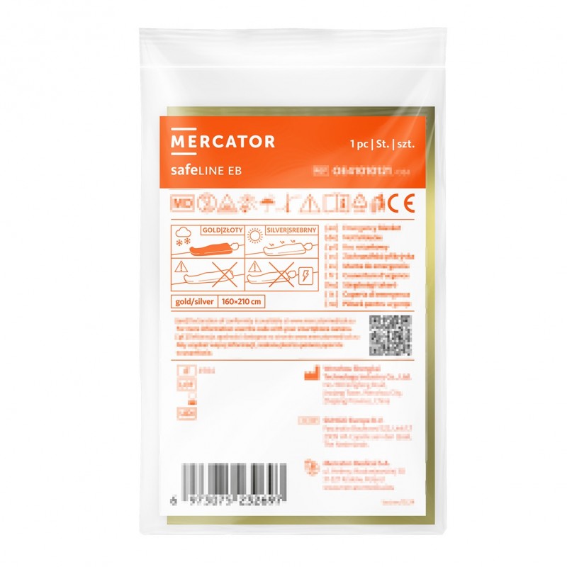 Mercator safeLINE EB vészhelyzeti, termikus takaró
