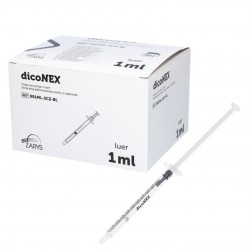 dicoNEX háromrészes Luer-fecskendő
