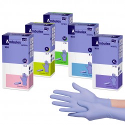 Ambulex nitril kesztyű, lila, 100 db