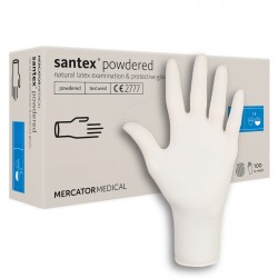 Mercator santex púderes latex kesztyű, 100 db