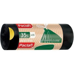 Paclan Eco Line szemeteszsák, húzófüles, 35 l