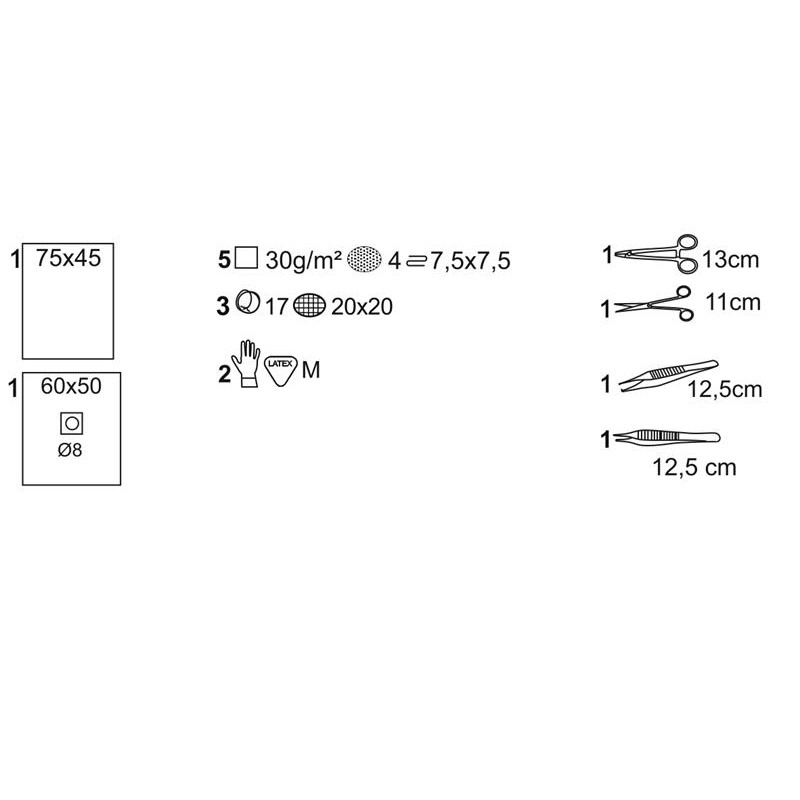 Matoset steril VARRAT-ELTÁVOLÍTÓ SZETT