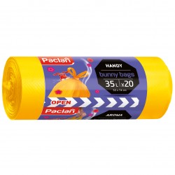 Paclan Bunny szemeteszsák, virágillat, 35 l