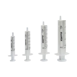 duoNEX kétrészes Luer-fecskendő