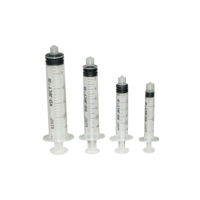 KD-Medical KD-JECT III háromrészes Luer-fecskendő