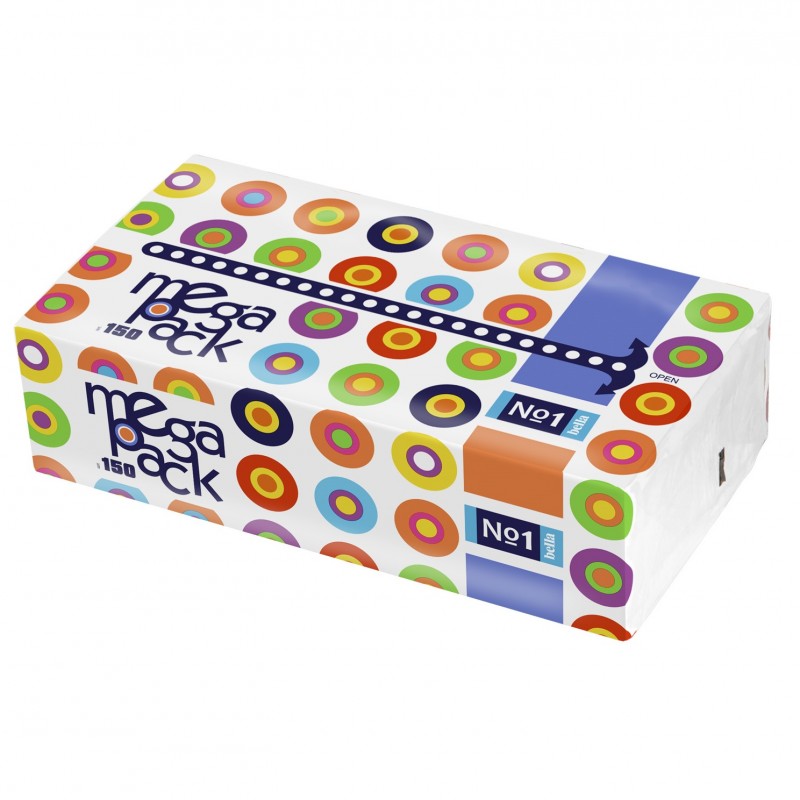 Bella No1 kétrétegű papírzsebkendő, dobozos kiszerelés