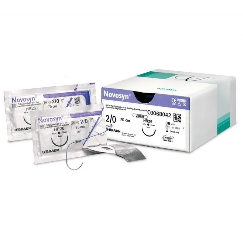 B. Braun Novosyn 4/0 felszívódó sebészeti varróanyag