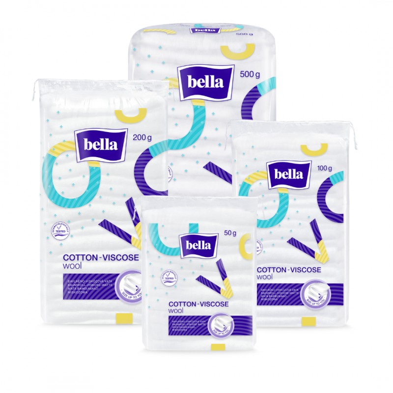 Bella Cotton pamut-viszkóz vatta