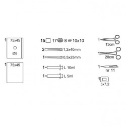 Matoset steril CENTRÁLIS KATÉTERSZETT