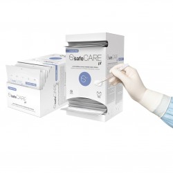 SafeCARE PF steril, púdermentes műtéti kesztyű, 50 pár